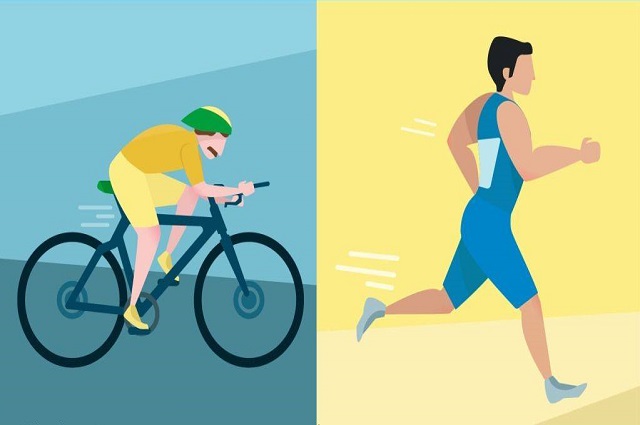 骑车和跑步哪个锻炼效果好(图1)